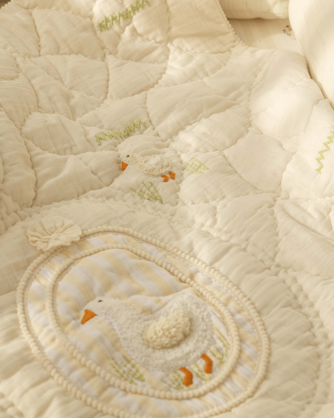 Baby Jalebi ButterCup Pillow & Blanket Set