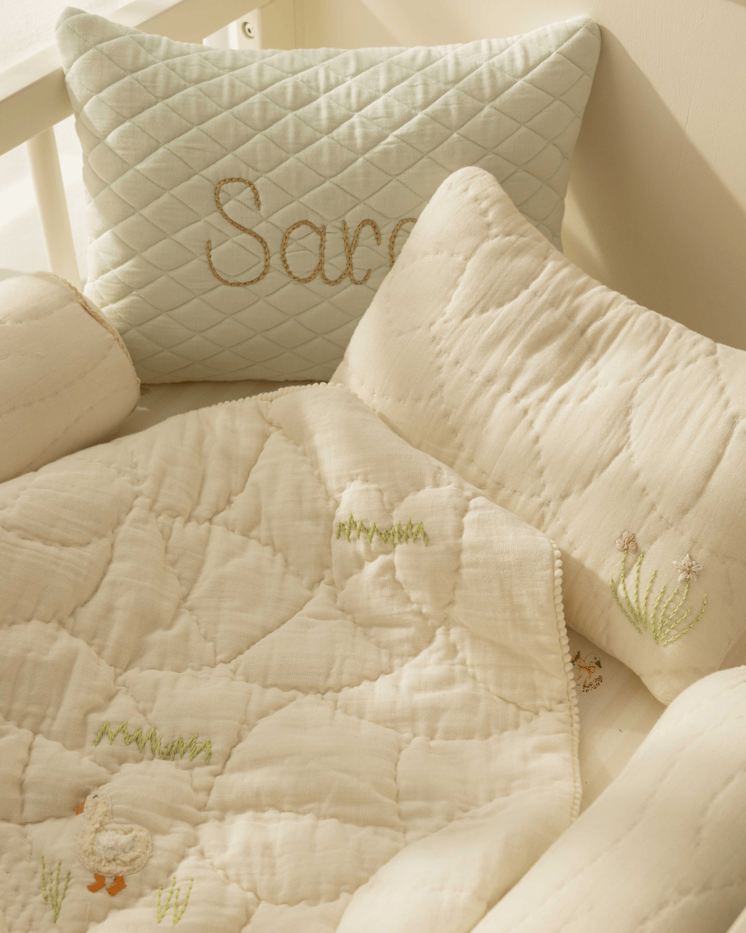 Baby Jalebi Cot Bedding Sets ButterCup Cot Bedding Set with Bumper