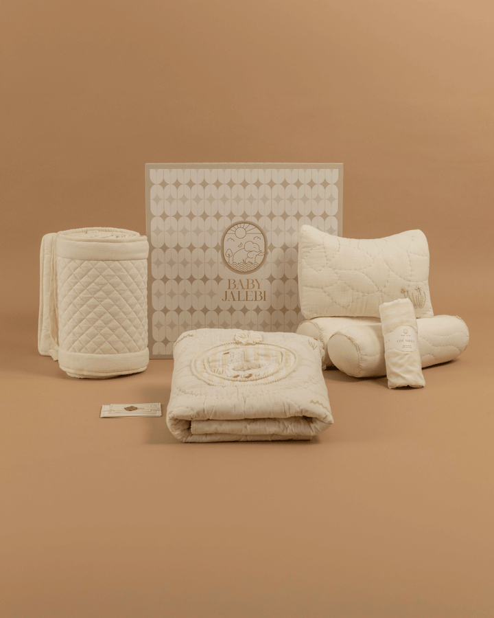 Baby Jalebi Cot Bedding Sets ButterCup Cot Bedding Set with Bumper