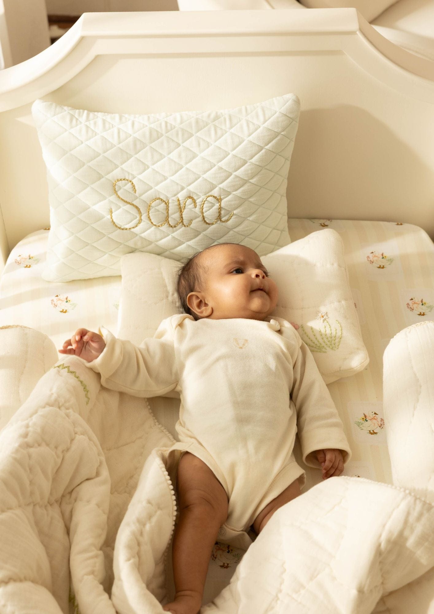 Baby Jalebi Cot Sheets Buttercup Fitted Cot Sheet