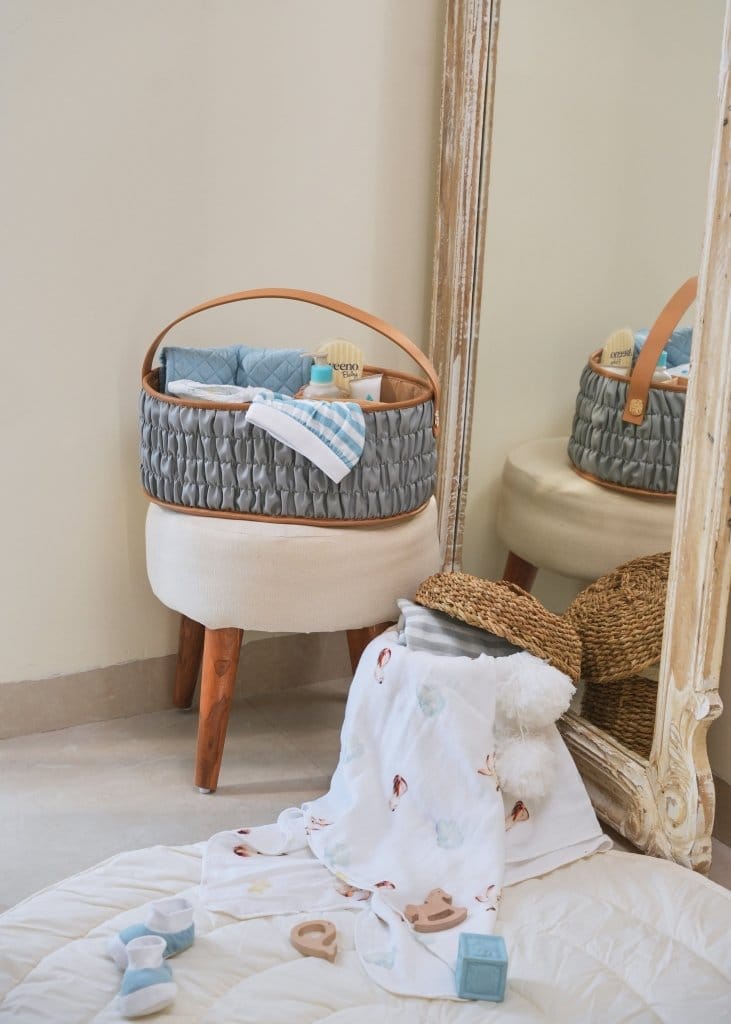 Diaper Caddy Gift Bundle - Grey - Baby Jalebi