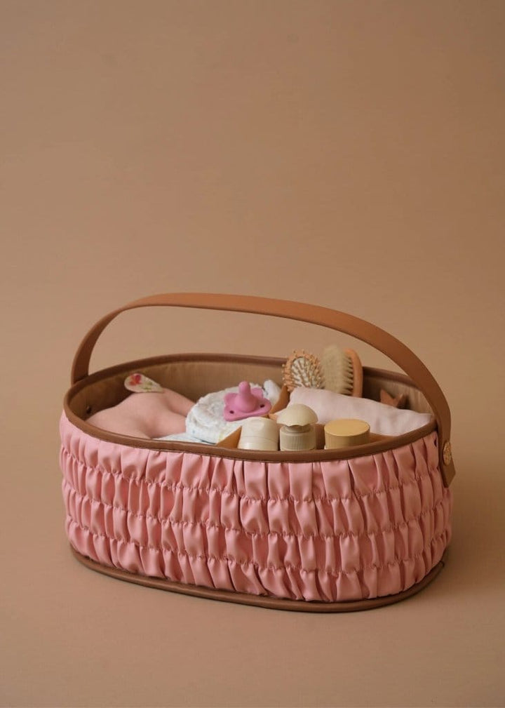 Diaper Caddy Gift Bundle - Pink - Baby Jalebi