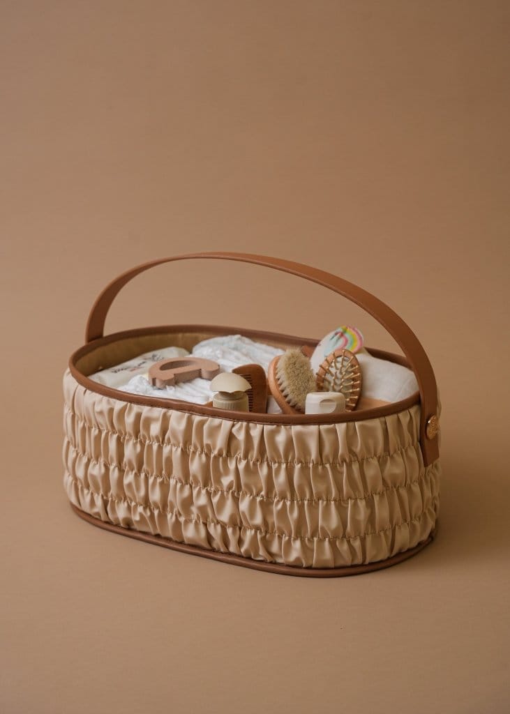 The Dune Diaper Caddy - Ecru - Baby Jalebi