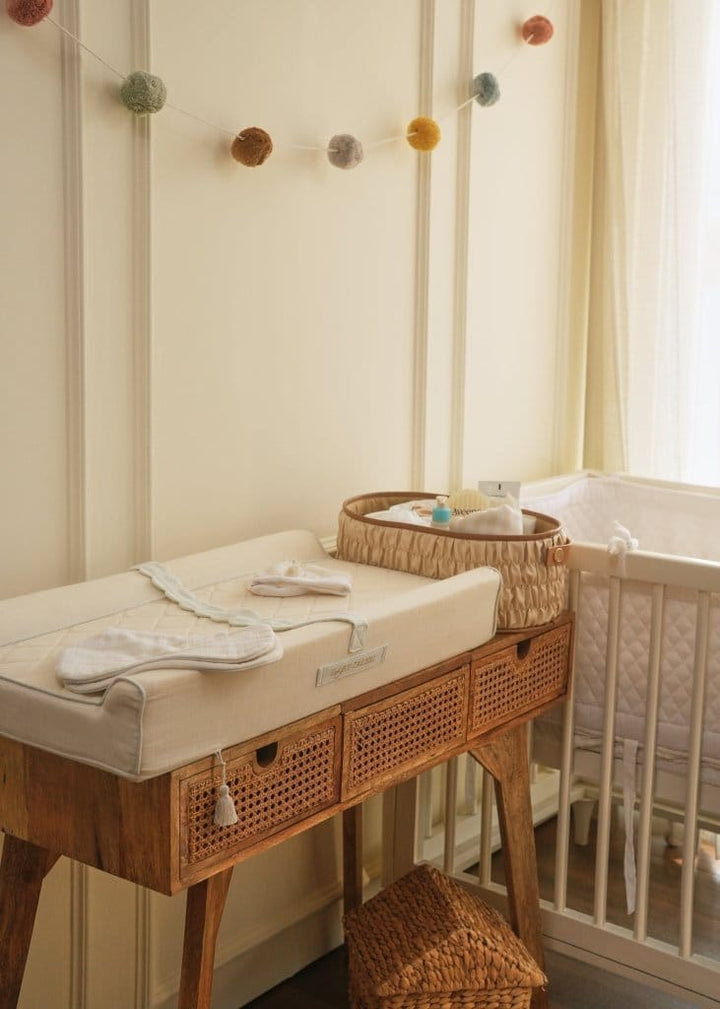 The Dune Diaper Caddy - Ecru - Baby Jalebi