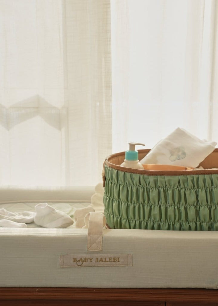 The Dune Diaper Caddy - Mint - Baby Jalebi