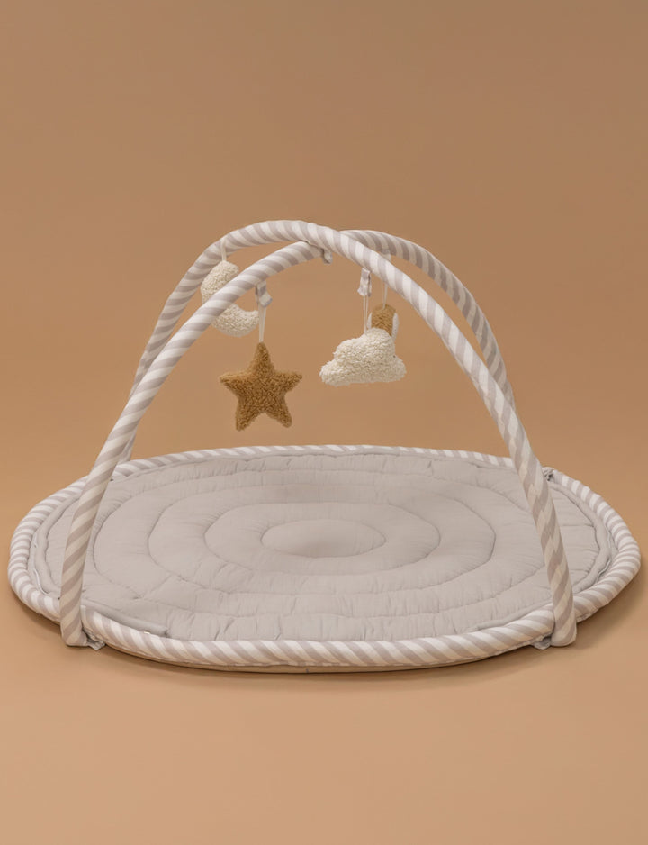 Baby Jalebi Island Play Mat & Cloud Set – Grey