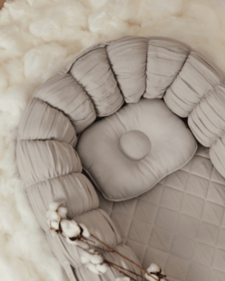 Baby Jalebi Island Play Mat & Cloud Set – Grey