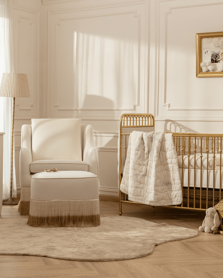 Baby Jalebi Saha Palm Complete Cot bedding Set with Bumper