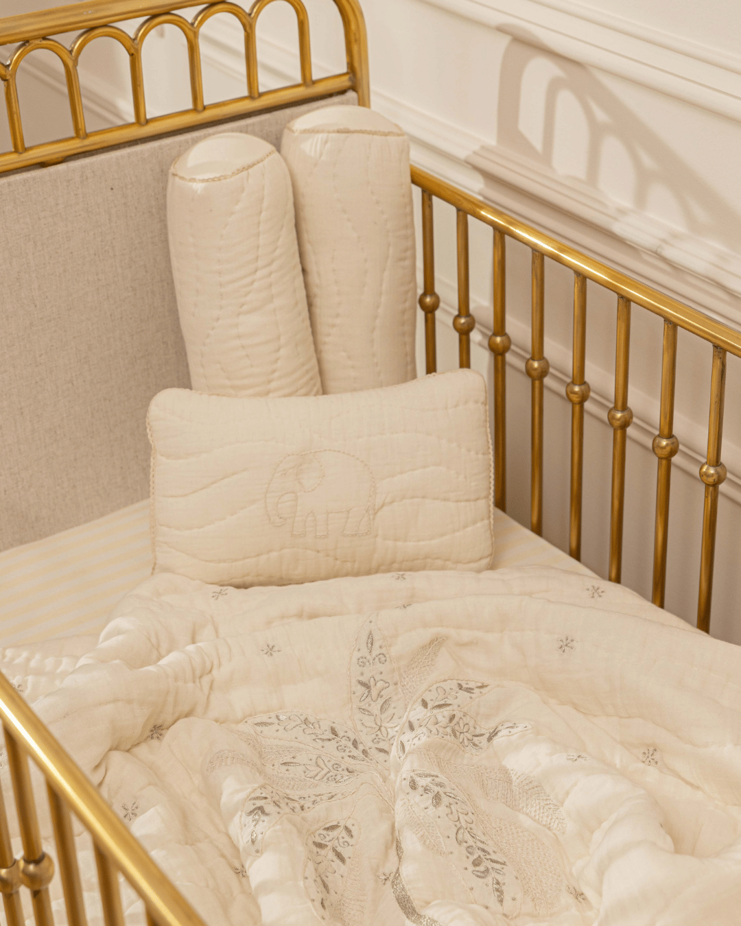 Baby Jalebi Saha Palm Cot bedding Set