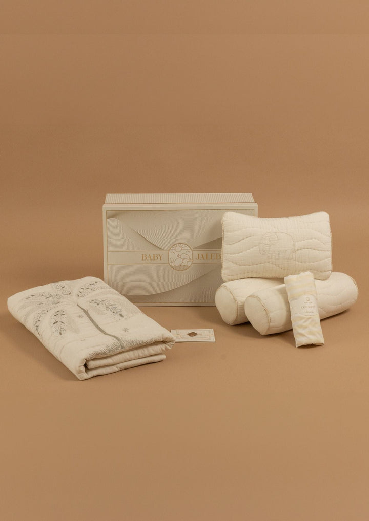 Baby Jalebi Saha Palm Cot bedding Set