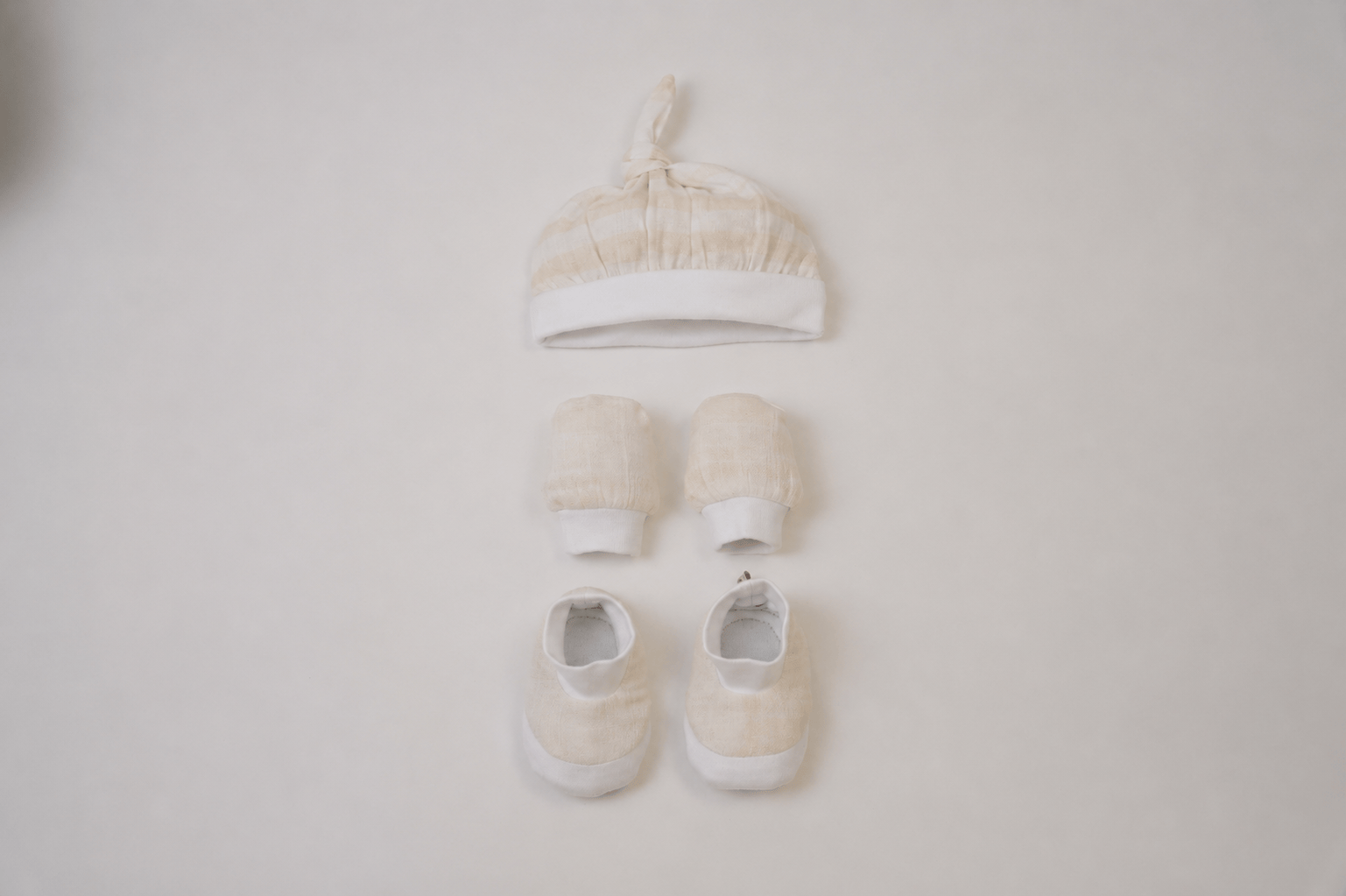 Baby Jalebi The Bring Baby Home Bundle - Ecru