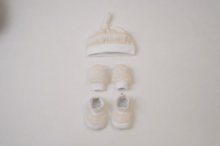 Baby Jalebi The Bring Baby Home Bundle - Ecru