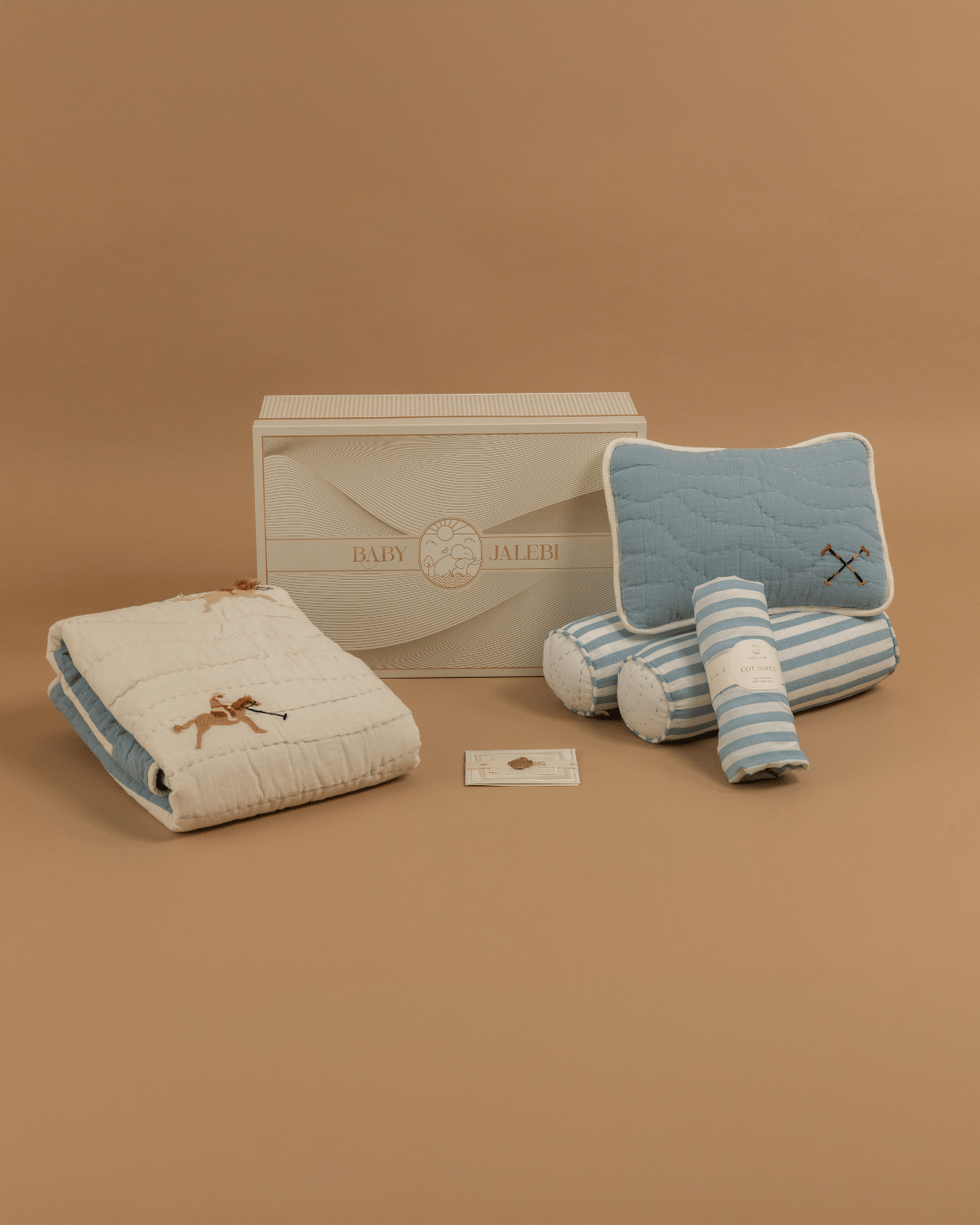 Baby Jalebi The Jaipur Polo Cot Bedding Set