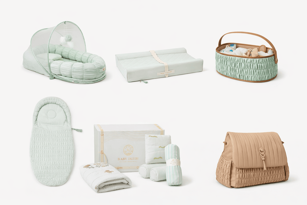 Baby Jalebi The Ultimate Newborn Essentials Bundle  - Mint