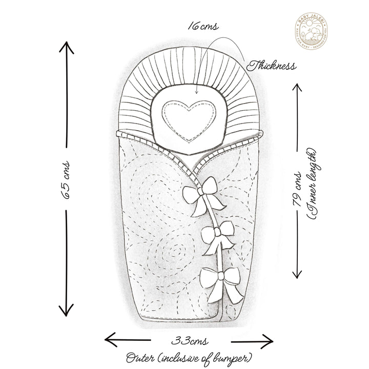 Cocoon Newborn Wrap - Blue