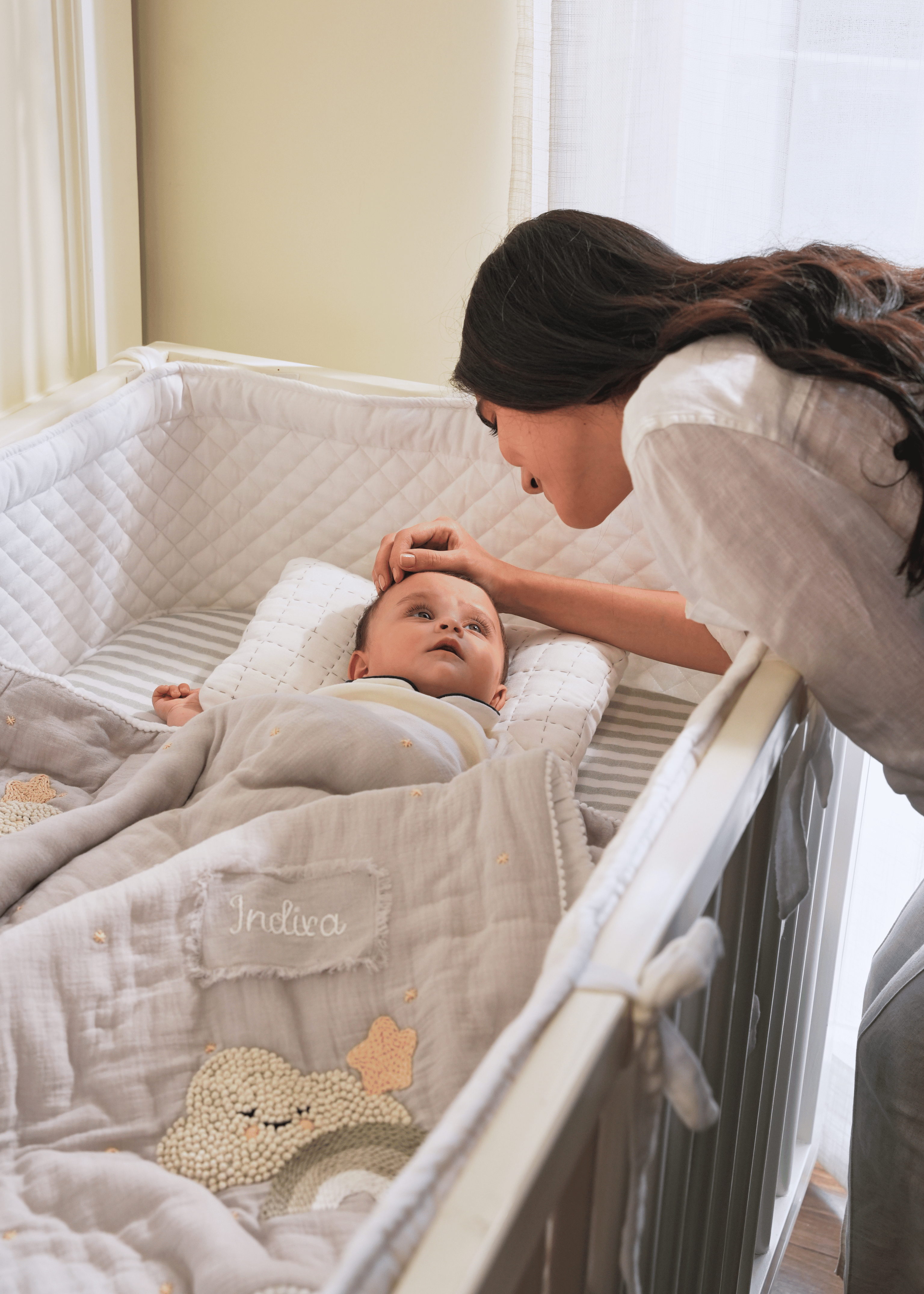 Starry Night Baby Cot Bedding Set