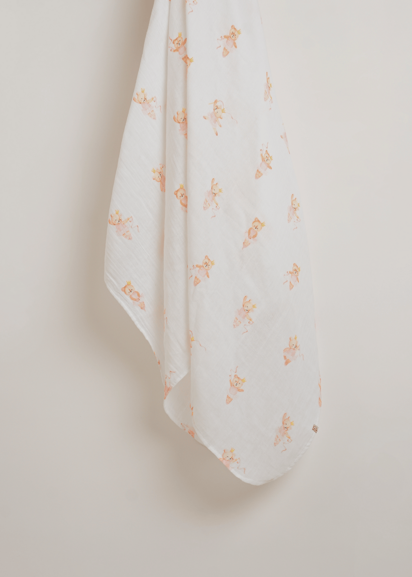 Swaddle en mousseline biologique Ballerina Bear, lot de 2