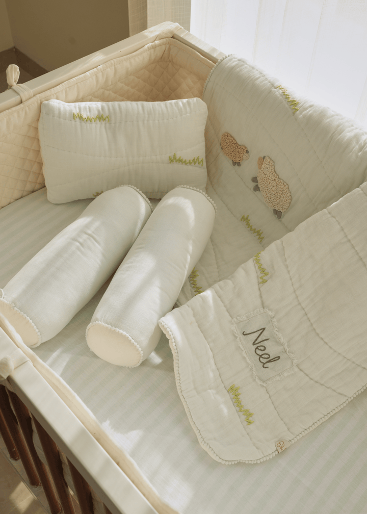 Counting Sheep Complete Cot Bedding Set with Bumper Baby Jalebi Global