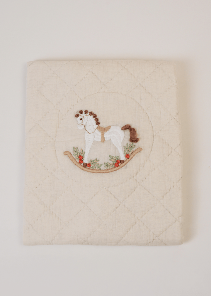 Rocking Horse Baby Blanket