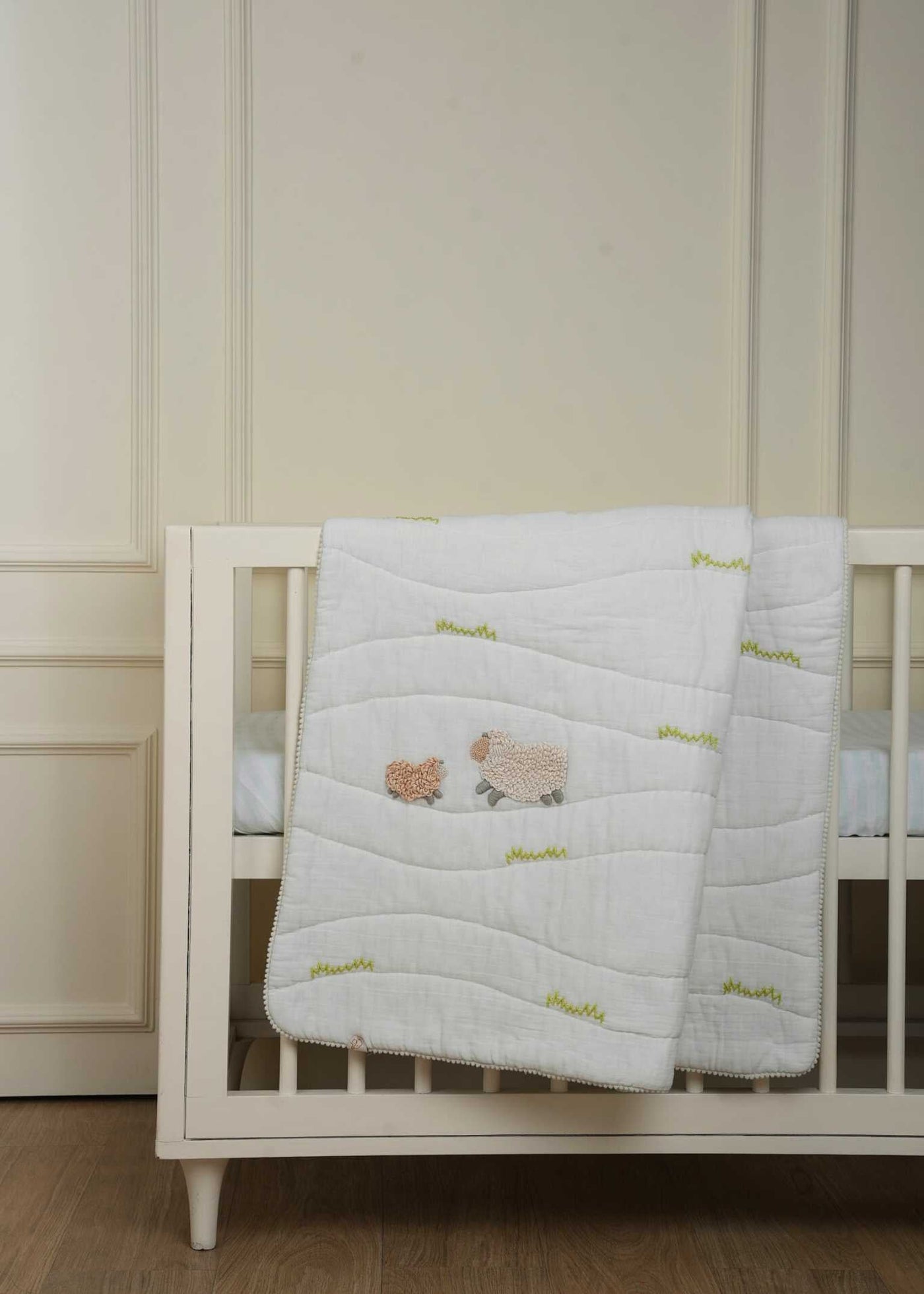 Counting Sheep Complete Cot Bedding Set with Bumper