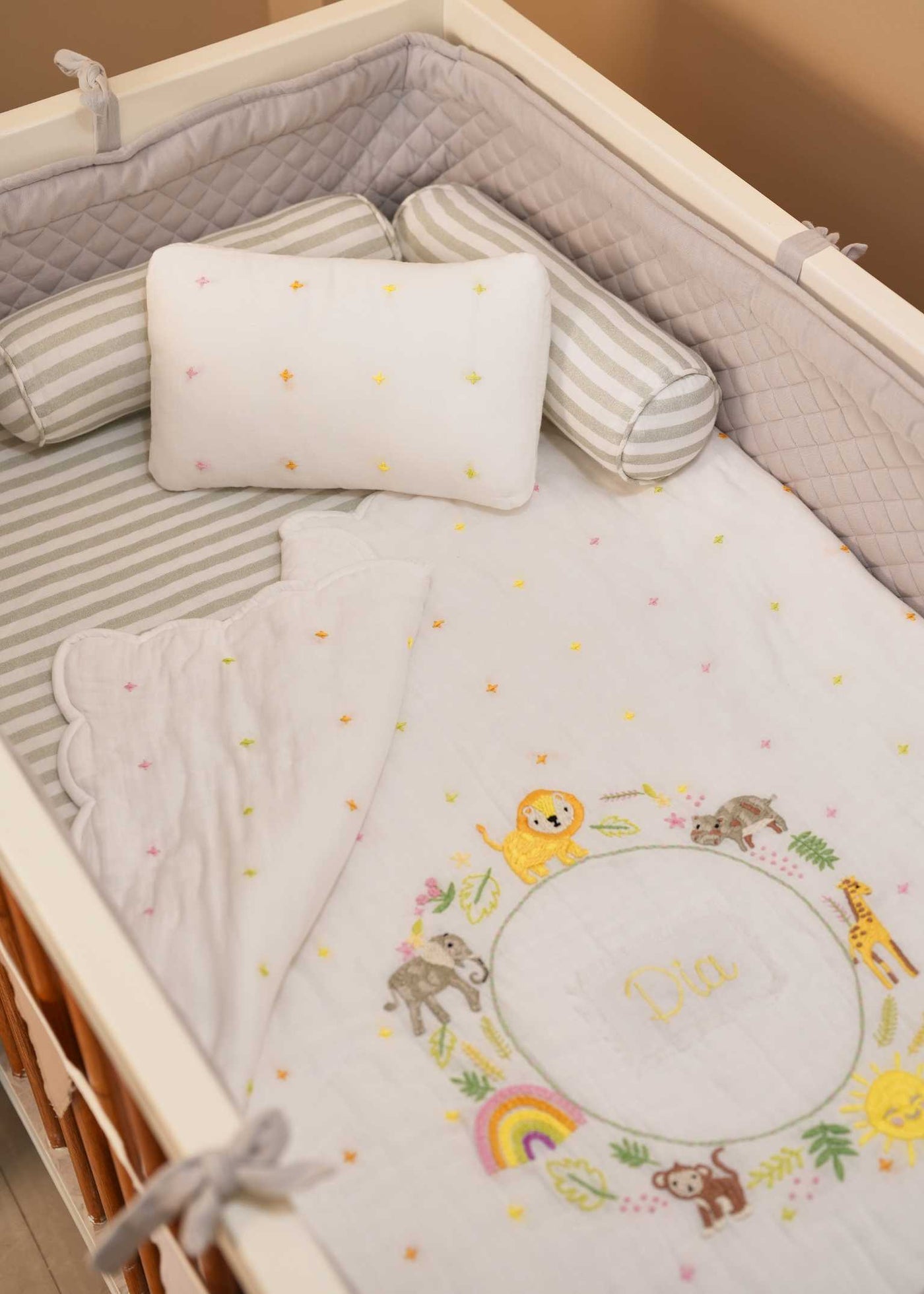 Circle Of Life Complete Cot Bedding Set with Bumper