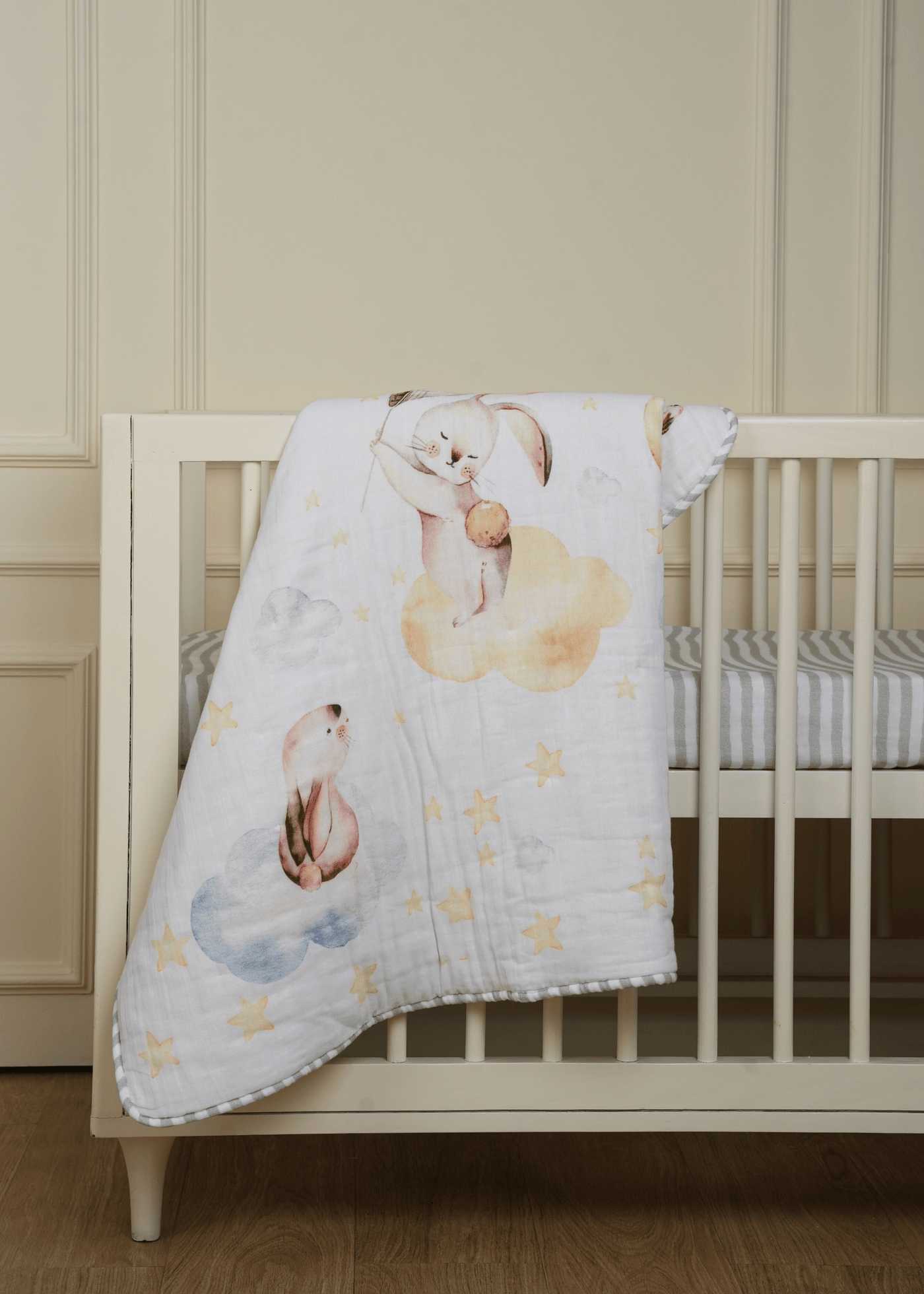 Up in the Clouds Complete Cot Bedding Set with Bumper