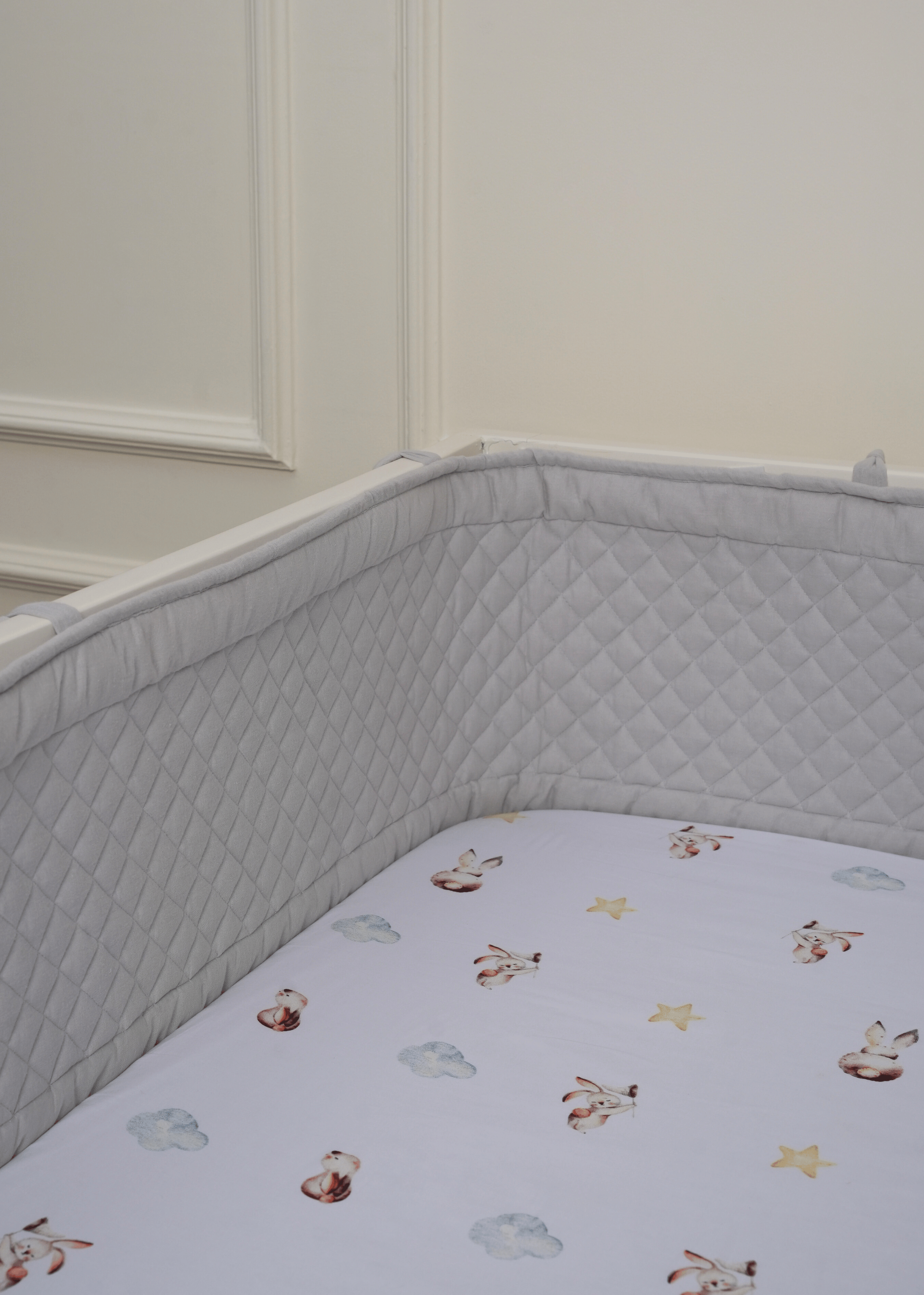 Up in the Clouds Complete Cot Bedding Set with Bumper