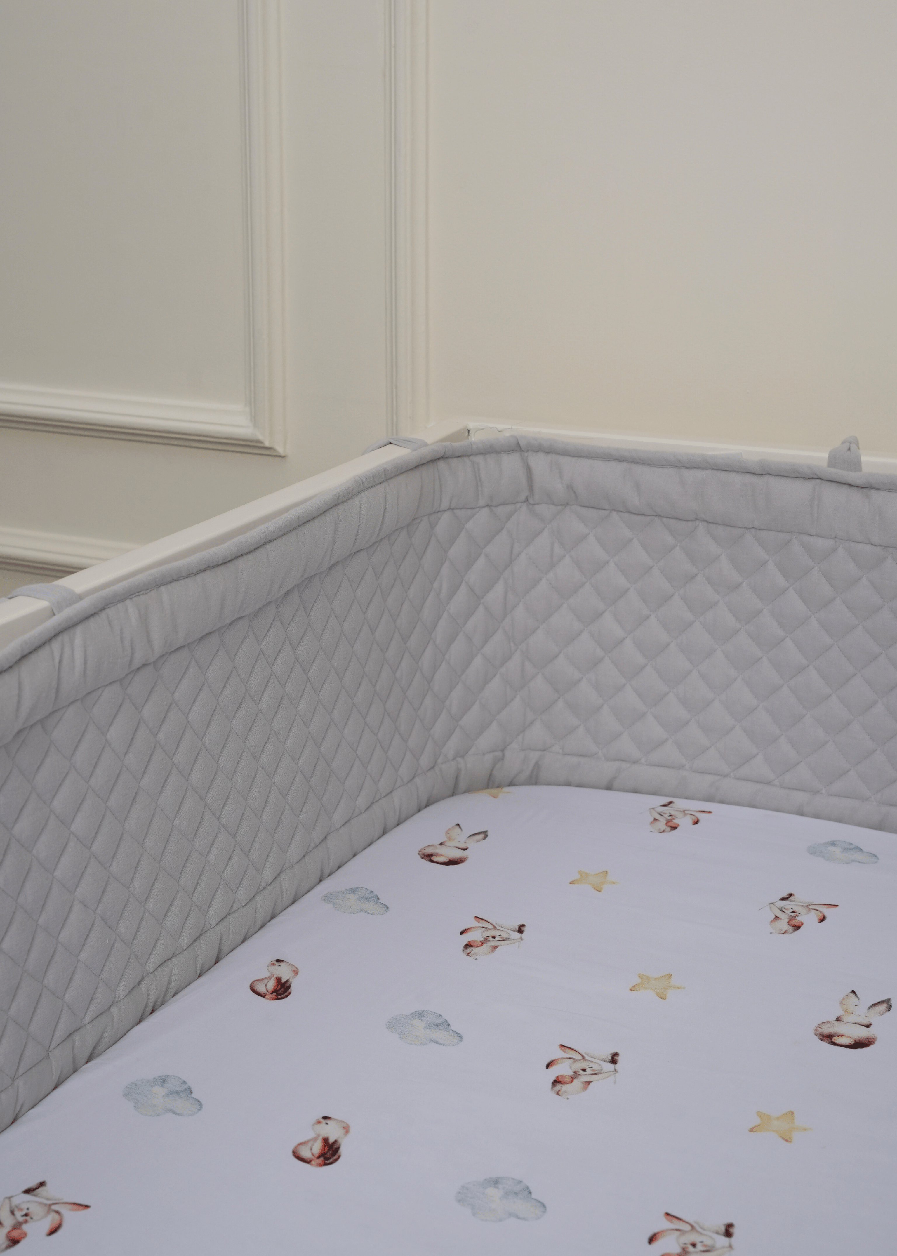 Protector de cuna - Gris