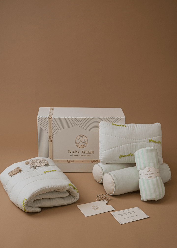 Ensemble de literie pour lit de bébé Counting Sheep