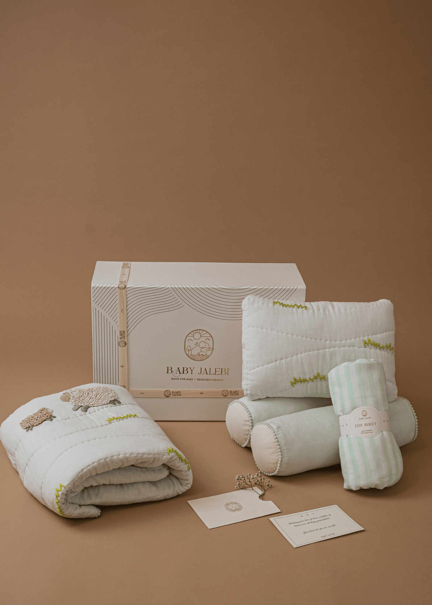 Ensemble de literie pour lit de bébé Counting Sheep