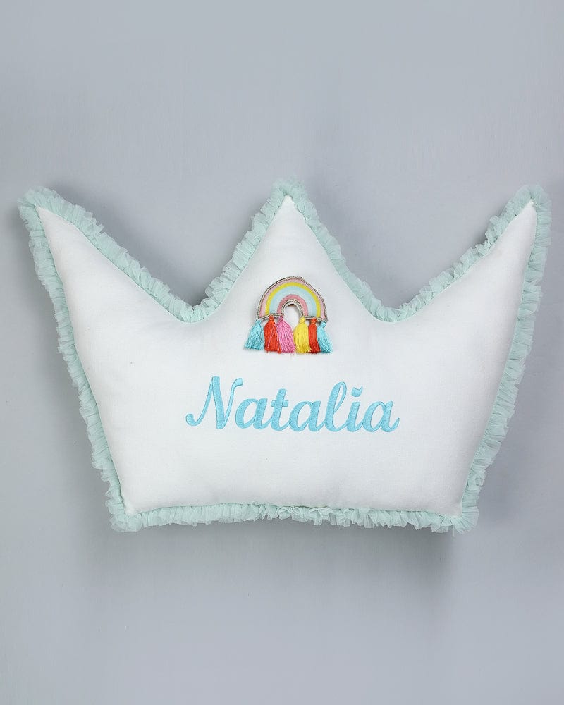 The Crown Personalised Name Cushion