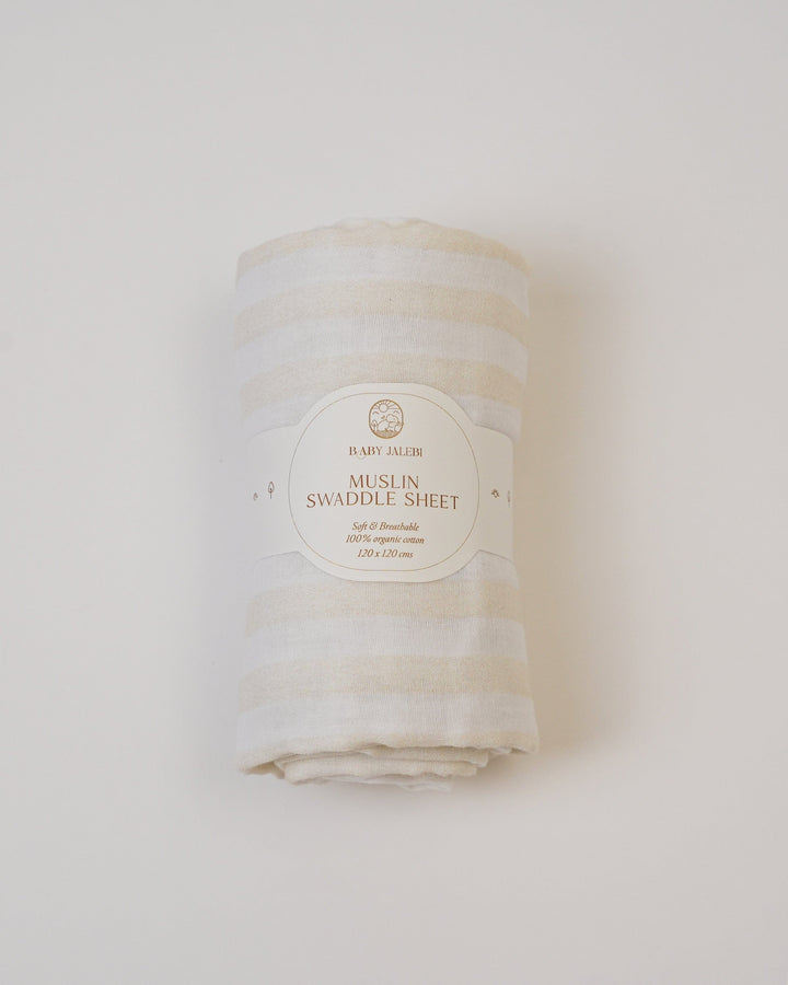 Up in The Clouds Organic Muslin Swaddle Set