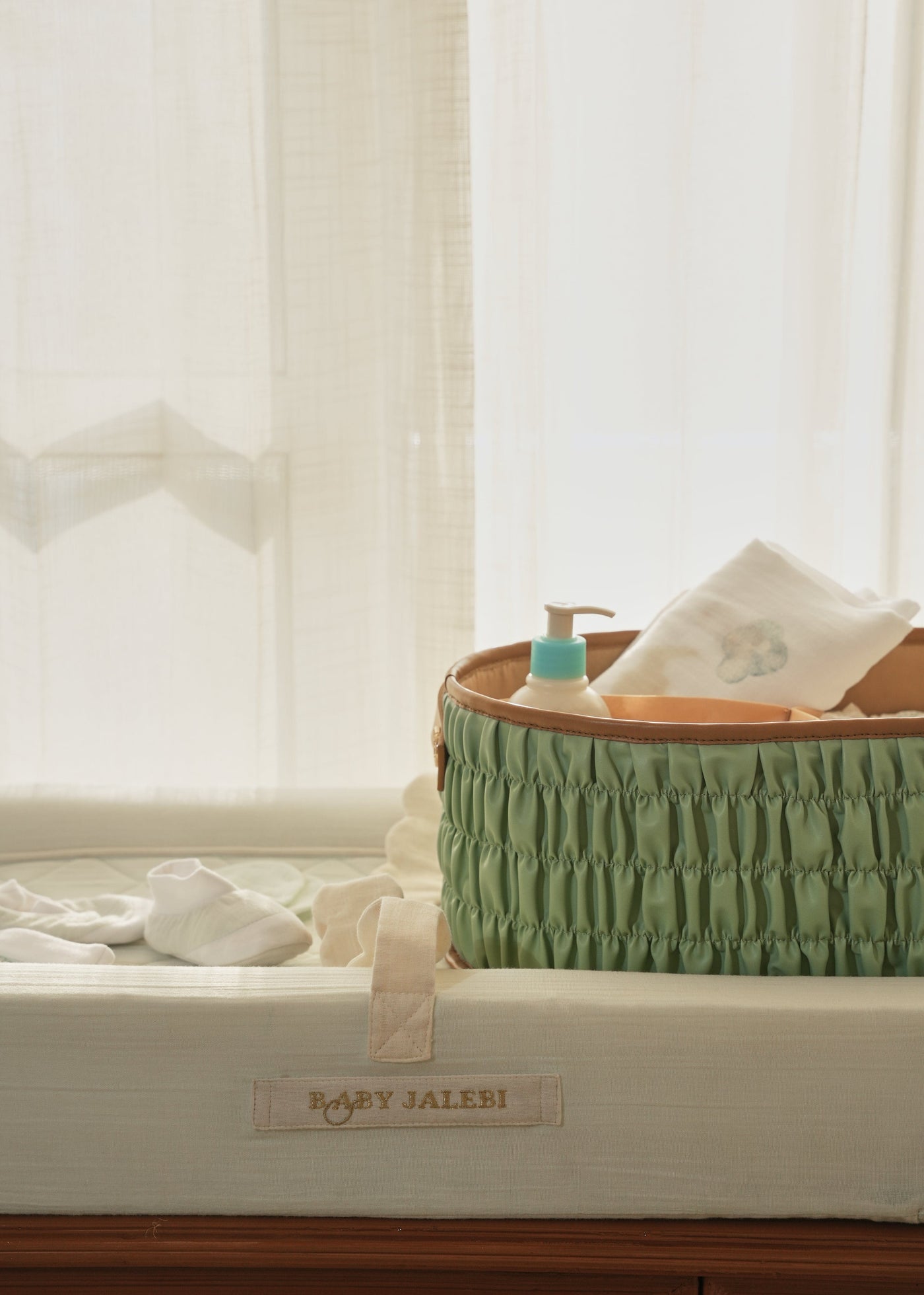 The Dune Diaper Caddy - Mint